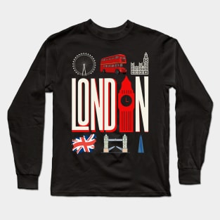 London souvenir  cool landmark gift landmarks Long Sleeve T-Shirt